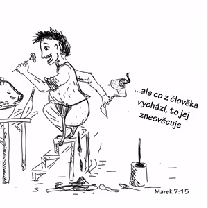 Vtipy v Bibli: Ježíš a kameňák "o hovínku" (6)