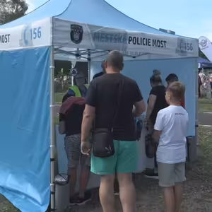 Den pro rodinu s městskou policií se konal na dopravním hřišti v Mostě.