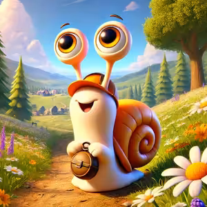 Pomalu, ale jistě: Dobrodružství šneka Šimona