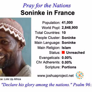modlitby za NZES - Soninke vo Francúzsku