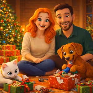 Olík a Mína - Vánoce ve čtyřech