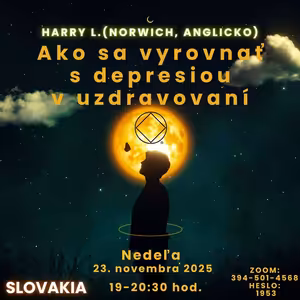 Ako sa vyrovnať s depresiou v uzdravovaní - Harry L. (UK) - 23. 11. 2025