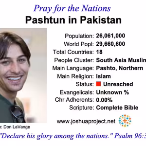 modlitby za NZES - Paštún Patan v Pakistane