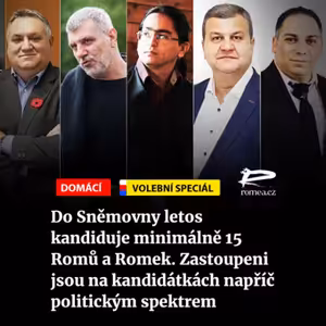 Čteme Romea.cz: Do Sněmovny letos kandiduje minimálně 15 Romů a Romek. Zastoupeni jsou na kandidátkách napříč politickým spektrem