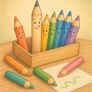 #84 O ceruzke a farbičkách