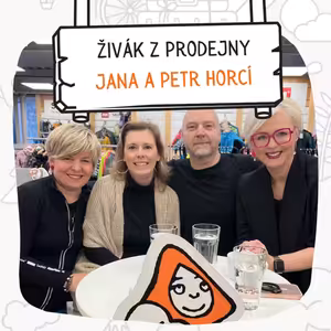 Živák z prodejny s polárníkem Petrem Horkým a jeho ženou Janou