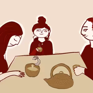 Jak Tea pila čaj + relaxace - laskavý potok