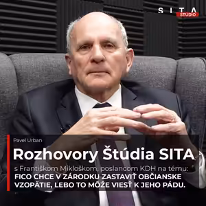 František Mikloško, poslanec KDH | Štúdio SITA