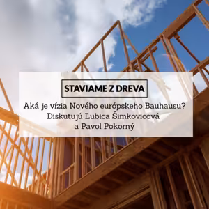 Aká je vízia Nového európskeho Bauhausu? Diskutujú Ľubica Šimkovicová a Pavol Pokorný