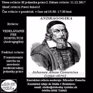 Vzdelávanie pre dospelých 77 - 2017-12-11 SI jednotka práce 2.