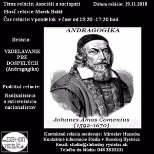 Vzdelávanie pre dospelých 123 - 2018-11-19 Asociáli a sociopati…