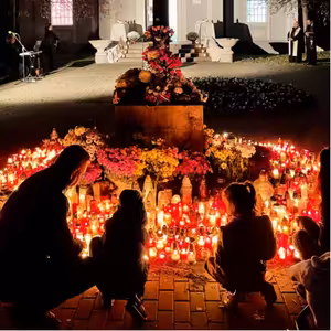 Halloween a Dušičky (časť 2/2) - Duchovia, tekvice a sviečky.