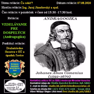 Vzdelávanie pre dospelých 213 - 2020-09-07 Čo robiť ?