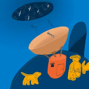 O rozbitém vesmírném radaru + relaxace let do vesmíru