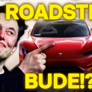 Tesla Roadster bude!? 🚘
