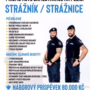 Městská policie Most přijme nové zaměstnance.