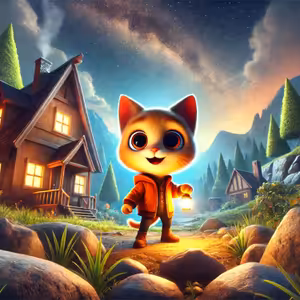 Kočička Míca a ztracené světýlko