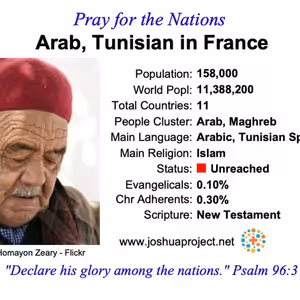 modlitby za NZES - tuniský Arabi vo Francúzku