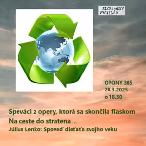 Opony 305 - 2025-03-20 „(Politické) mimovládky do zberu – majú málo papieru !“