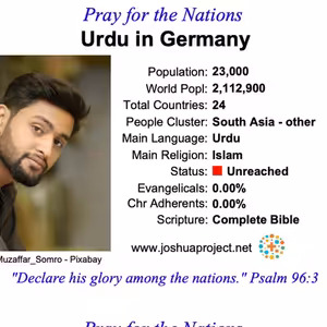 modlitby za NZES - Urdu v Nemecku