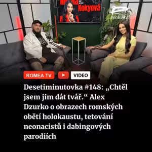Desetiminutovka #148: „Chtěl jsem jim dát tvář.“ Alex Dzurko o obrazech romských obětí holokaustu, tetování neonacistů i dabingových parodiích