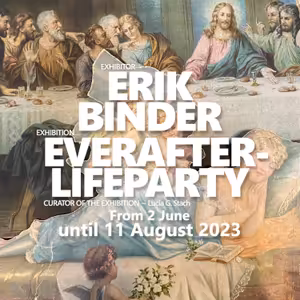 Upútavka k výstave Everafterlifeparty