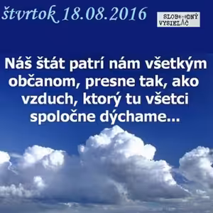 Konšpiračný byt 17 - 2016-08-18