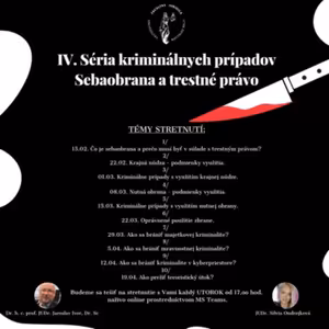 SEBAOBRANA A TRESTNÉ PRÁVO