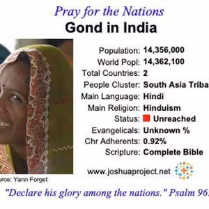 modlitby za NZES - Gond v Indii