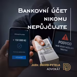 111: Bankovní účet nikomu nepůjčujte