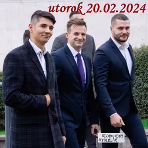 V prvej línii - 2024-02-20 Erik Kaliňák, Richard Glück a Juraj Gedra