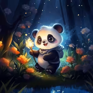 Panda Petr a tajemství měsíčního květu