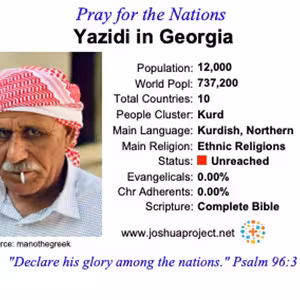 modlitby za NZES - Jezídi v Gruzínsku