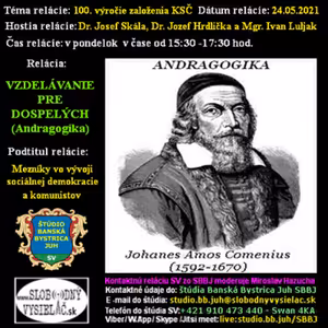 Vzdelávanie pre dospelých 249 - 2021-05-24 100. výročie založenia KSČ