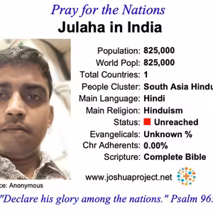 modlitby za NZES - Julaha v Indii