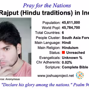 modlitby za NZES - Rajput v Indii