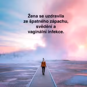 Žena se uzdravila ze špatného zápachu, svědění a vaginální infekce.