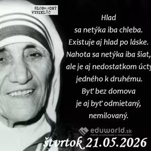 Spirituálny kapitál 618 - 2026-05-21 „Zranená viera. Blud indiferentizmu."