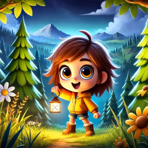 Kouzelný les a ztracená hvězdička - Pohádka na dobrou noc