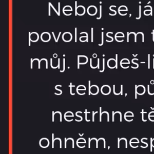 Neboj se - Verš na rok 2019