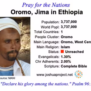 modlitby za NZES - Oromo Jima v Etiópii