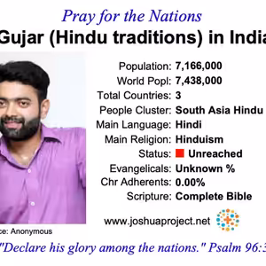 modlitby za NZES - Gujarat v Indii