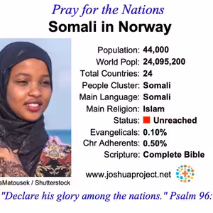 modlitby za NZES - Somálci v Nórsku