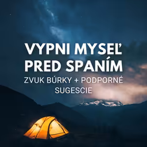 [Počúvaj na zaspatie] STÍŠENIE MYSLE | ZVUK BÚRKY | HLBOKÝ SPÁNOK