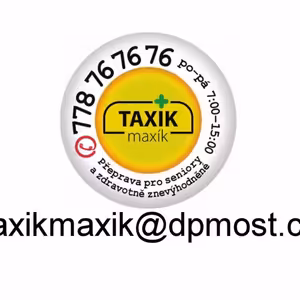 ŠESTÝM ROKEM VYJÍŽDÍ DO MOSTECKÝCH ULIC TAXÍK MAXÍK.