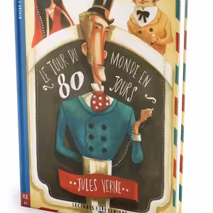 LIBRE: Počúvanie vo francúzštine – CESTA OKOLO SVETA ZA 80 DNÍ (LE TOUR DU MONDE EN 80 JOURS) + CD