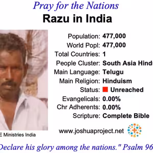 modlitby za NZES - Raju v Indii