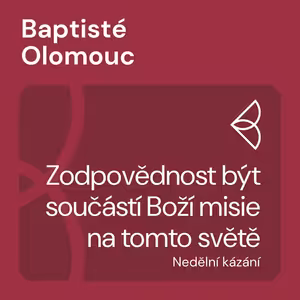 Zodpovědnost být součástí Boží misie na tomto světě (5.11.2023)