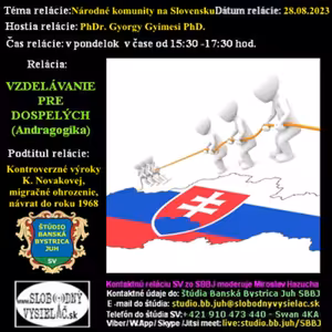 Vzdelávanie pre dospelých 366 - 2023-08-28 Národné komunity na Slovensku
