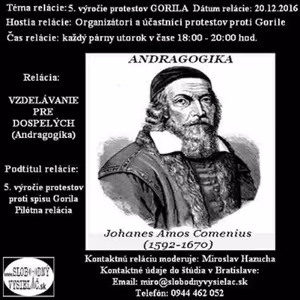 Vzdelávanie pre dospelých 36 - 2016-12-20 5. výročie Gorily